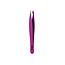 Vitry Vitry Face Care Coloured Tweezers ''Yatagan'' Pincet Ref.1029YC Mauve 1Stuks