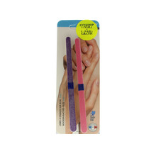 Vitry Nail Care Wooden Backed Files 17cm Nagelvijl Ref.69 Blue and Yellow 6Stuks