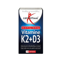 Lucovitaal Voedingssupplementen Vitamine K2+D3 Capsules Capsules