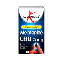 Lucovitaal Voedingssupplementen Melatonine CBD 5mg Capsules Capsules Gélules