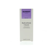 Marbert Body Care Bath & Body Classic Antiperspirant Cream Deodorant  50ml