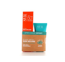 SVR Sun Secure Fluide Fini Invisible + Gratis Aftersun Melk 50ml Lotion SPF50+ 100ml