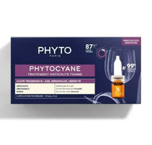 Phyto Phytocyane Chute Progressive Traitement Femme Ampullen 12 x 5ml.