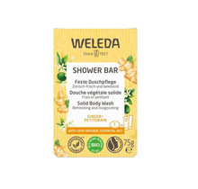 Weleda Lichaamsverzorging Bad & Douche Shower Bar Ginger+Petitgrain 75Gram