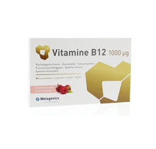 Metagenics Vitamine B 1000IU Kauwtabletten Frambozensmaak Tabletten