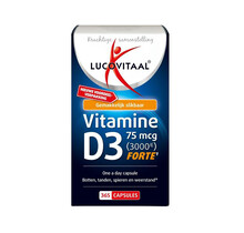 Lucovitaal Voedingssupplementen Vitamine D3 75mcg Forte Botten/Spieren/Weerstand 365Capsules