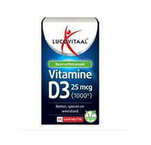 Lucovitaal Vitamine D3 25mcg Bosvruchtensmaak 90Tabletten