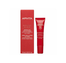 Apivita Beevine Elixir Wrinkle Lift Eye & Lip Cream Santorini Vine Polyphenols 15ml