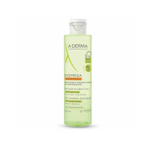 A-Derma Exomega Control Gel Lavant Émollient 2in1 Droge/Atopische Huid 200ml