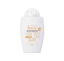 Avène Solaires Gamme Blanche 100% Minérale Fluide Minérale Crème SPF50+ 40ml