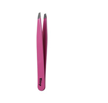 Vitry Coloured Tweezers Slant Ends Pincet Ref.22 C Roze 1Stuks