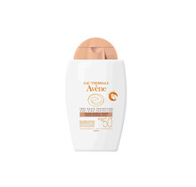 Avène Solaires Gamme Blanche 100% Minérale Fluide Minérale Teinté SPF50+ 40ml