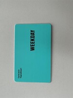 Weekday 4116_Merchandise Card Belgium