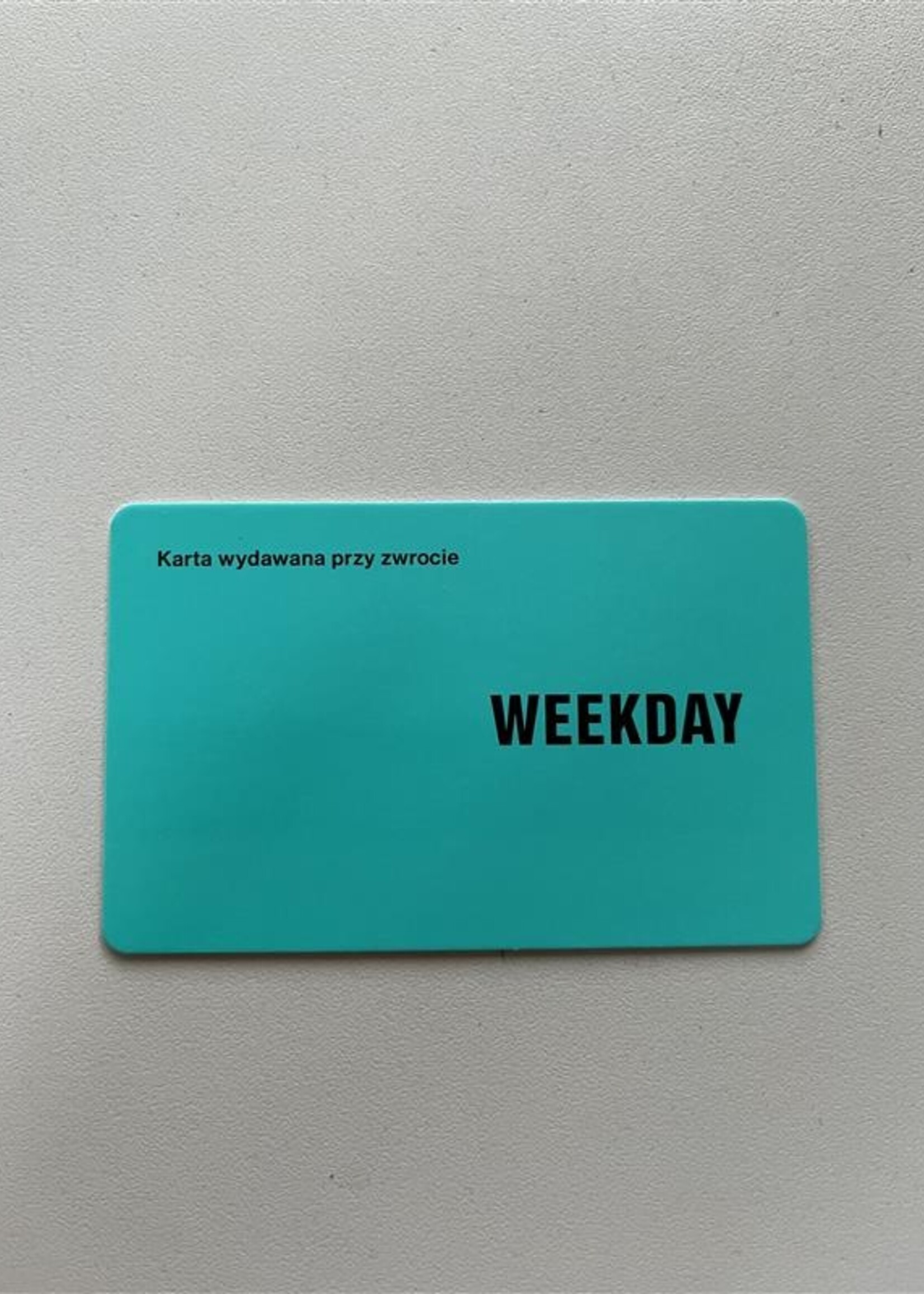 Weekday 4133_Merchandise Card Poland