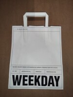 Weekday 4205_Weekday paper bag S white