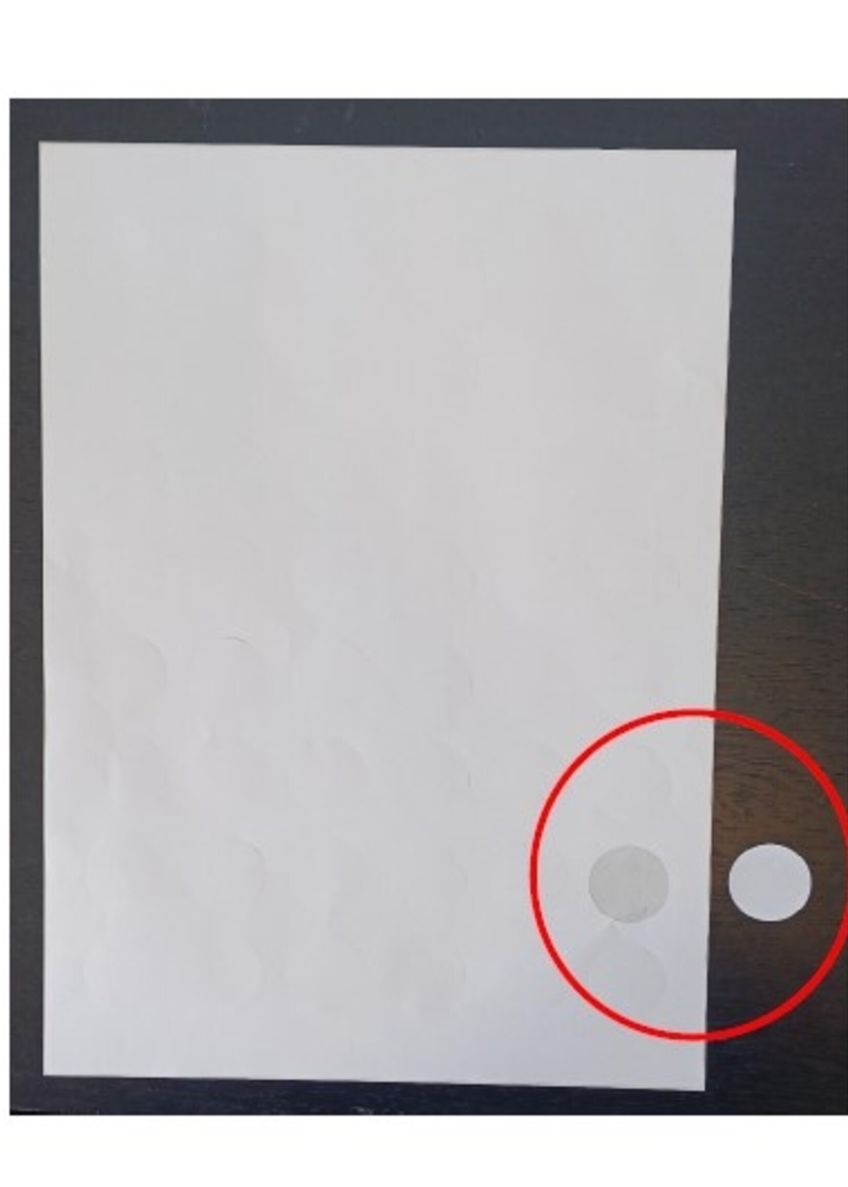 COS 2205_Round divider stickers small white