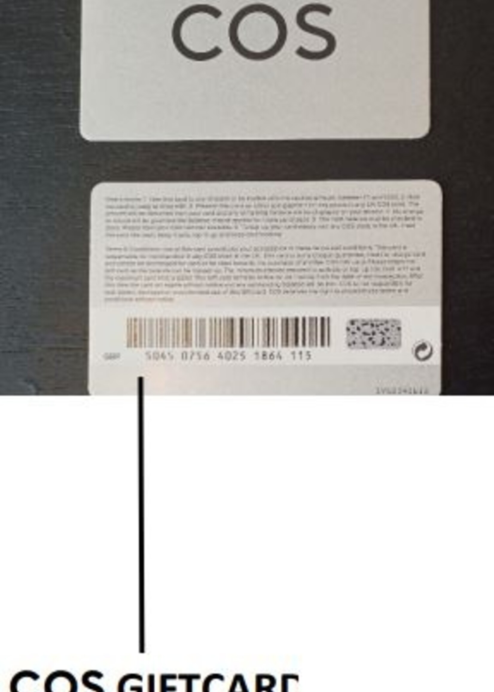 COS 2402_COS Gift card BE NL