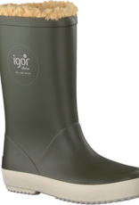 Igor / Gevoerd Regenlaarsje Kaki Groen Igor / Gevoerd Regenlaarsje Kaki Groen