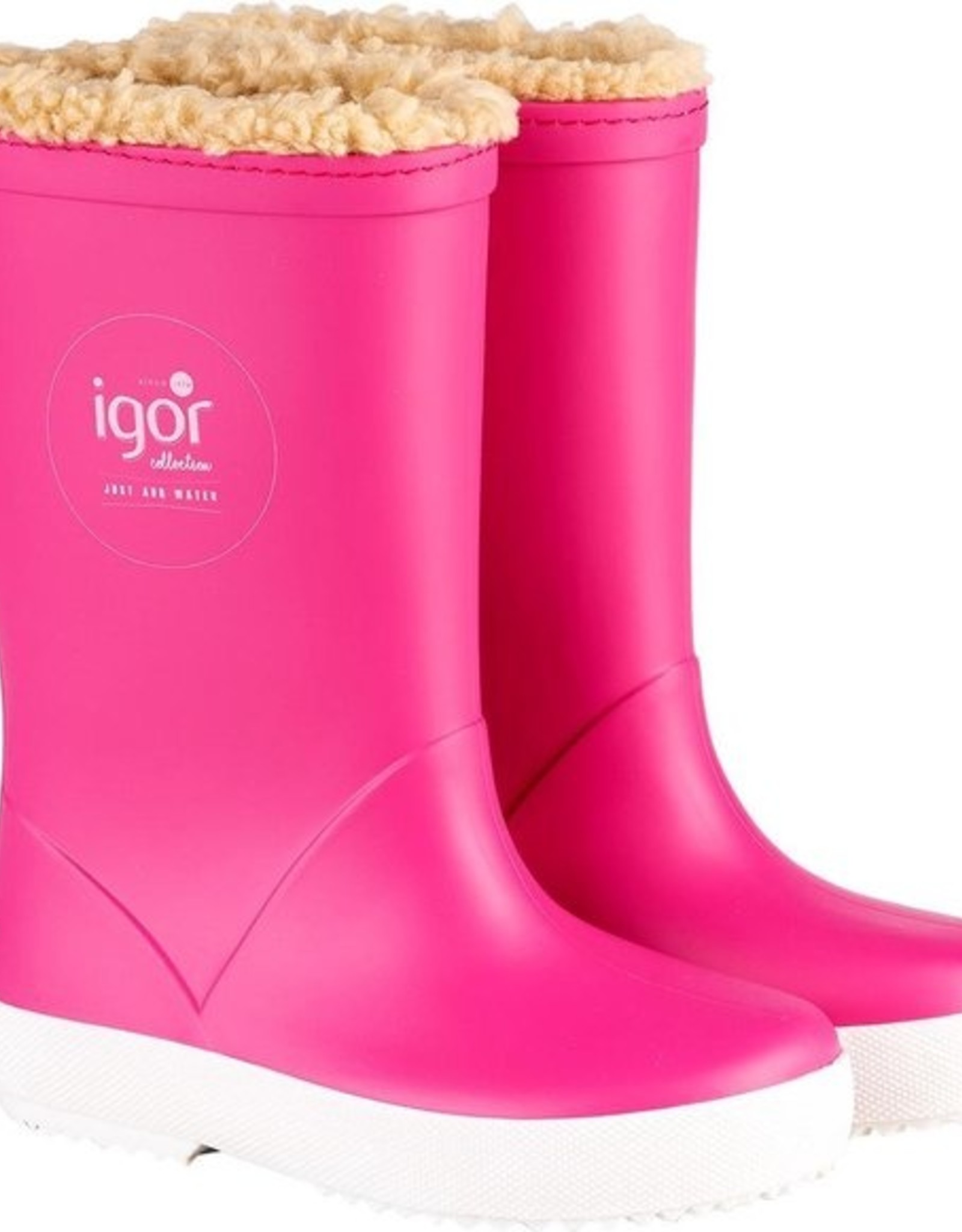 Igor / Gevoerd Regenlaarsje Fushia Roze