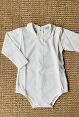 Aletta / Body met lange mouwen en golvende kraag