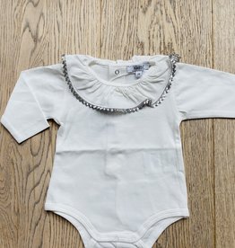 Aletta / Body met zilveren pailletten kraag