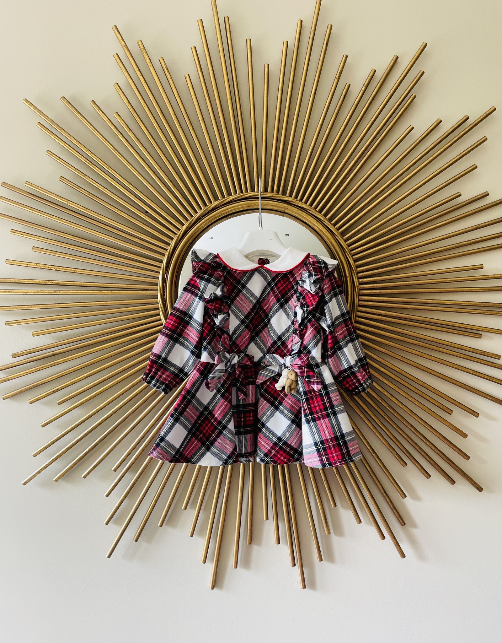 Aletta / Tartan Jurkje met beertjes