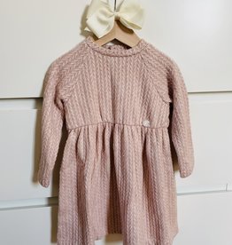 Lalalù / Gebreide jurk - oud roze Lalalù / Gebreide jurk - oud roze