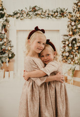 Camellia Boutique / Gold Jacquard Dress