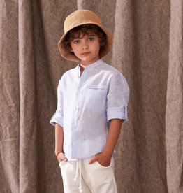 Lalalù / Linnen hemd - Blauw