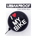 URBAN PROOF Glocke Urban Proof Ding Dong Black I Love My Bike