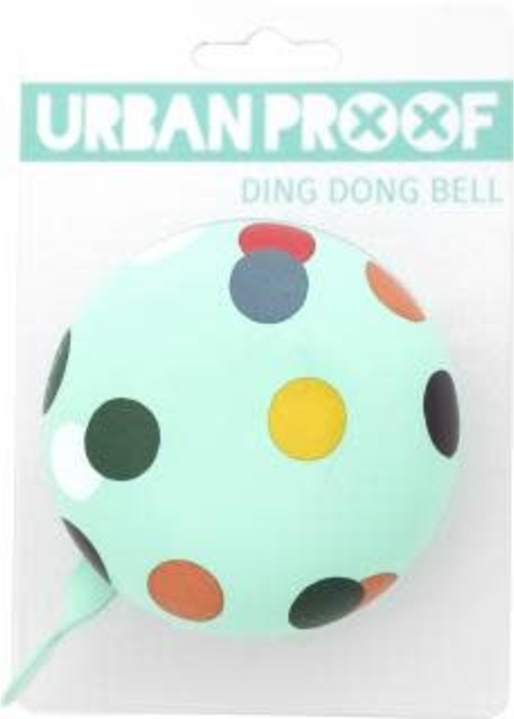 URBAN PROOF Bell - Campanello Urban Proof Ding Dong Bell Verde Palline Colorate