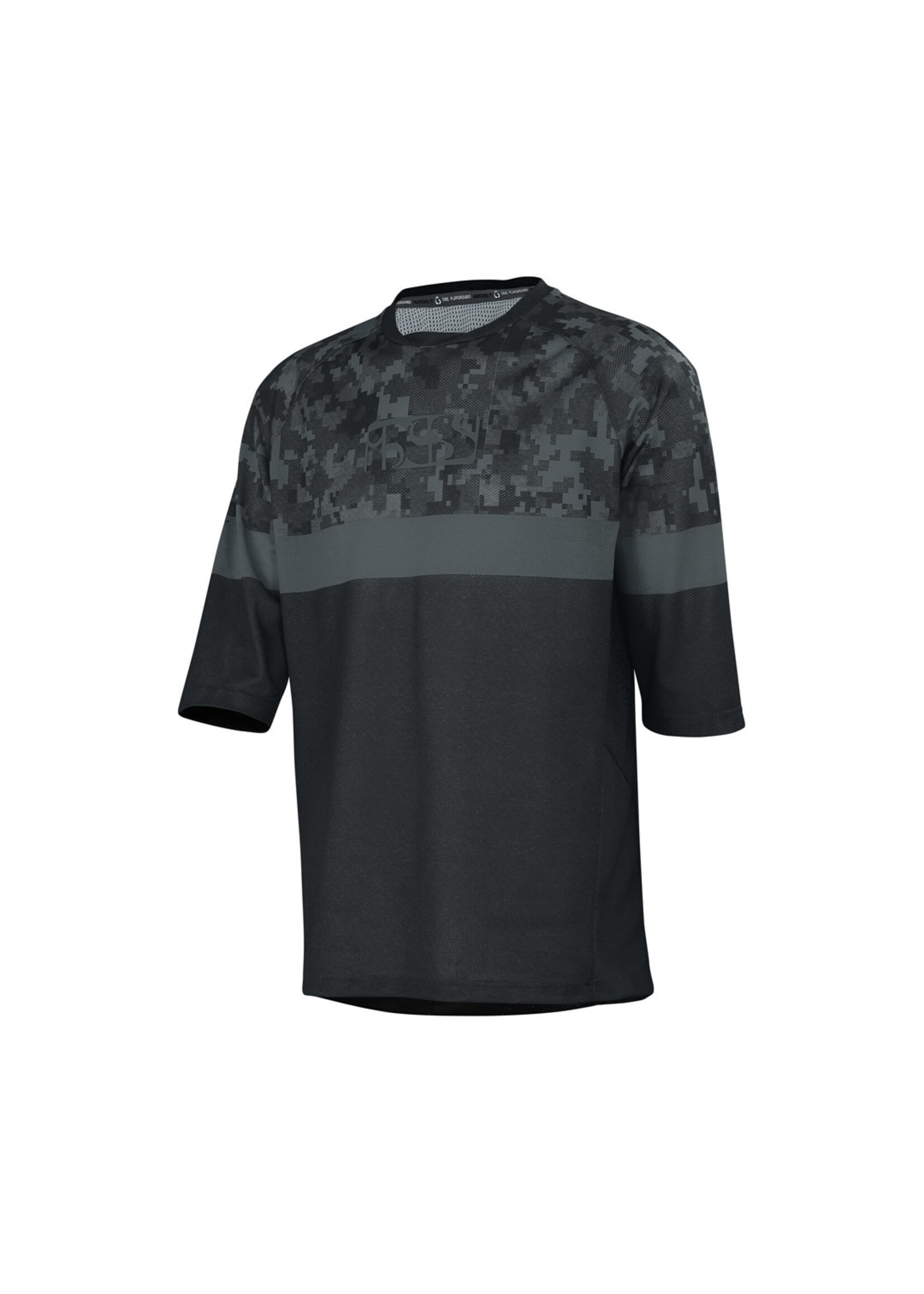 IXS T-Shirt Carve Air Jersey Black Camo (S)