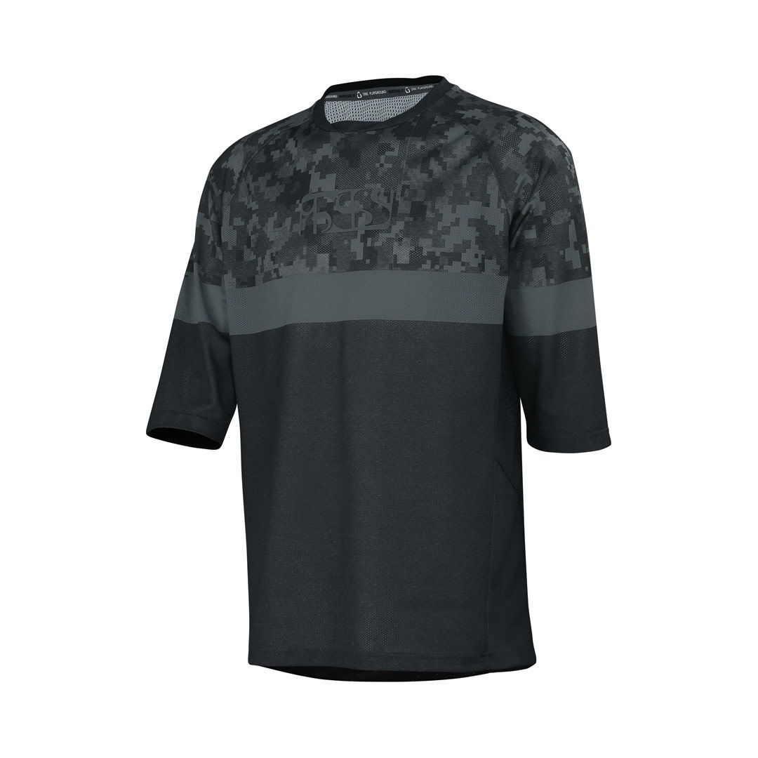 IXS IXS T-Shirt Carve Air Jersey Black Camo (S)