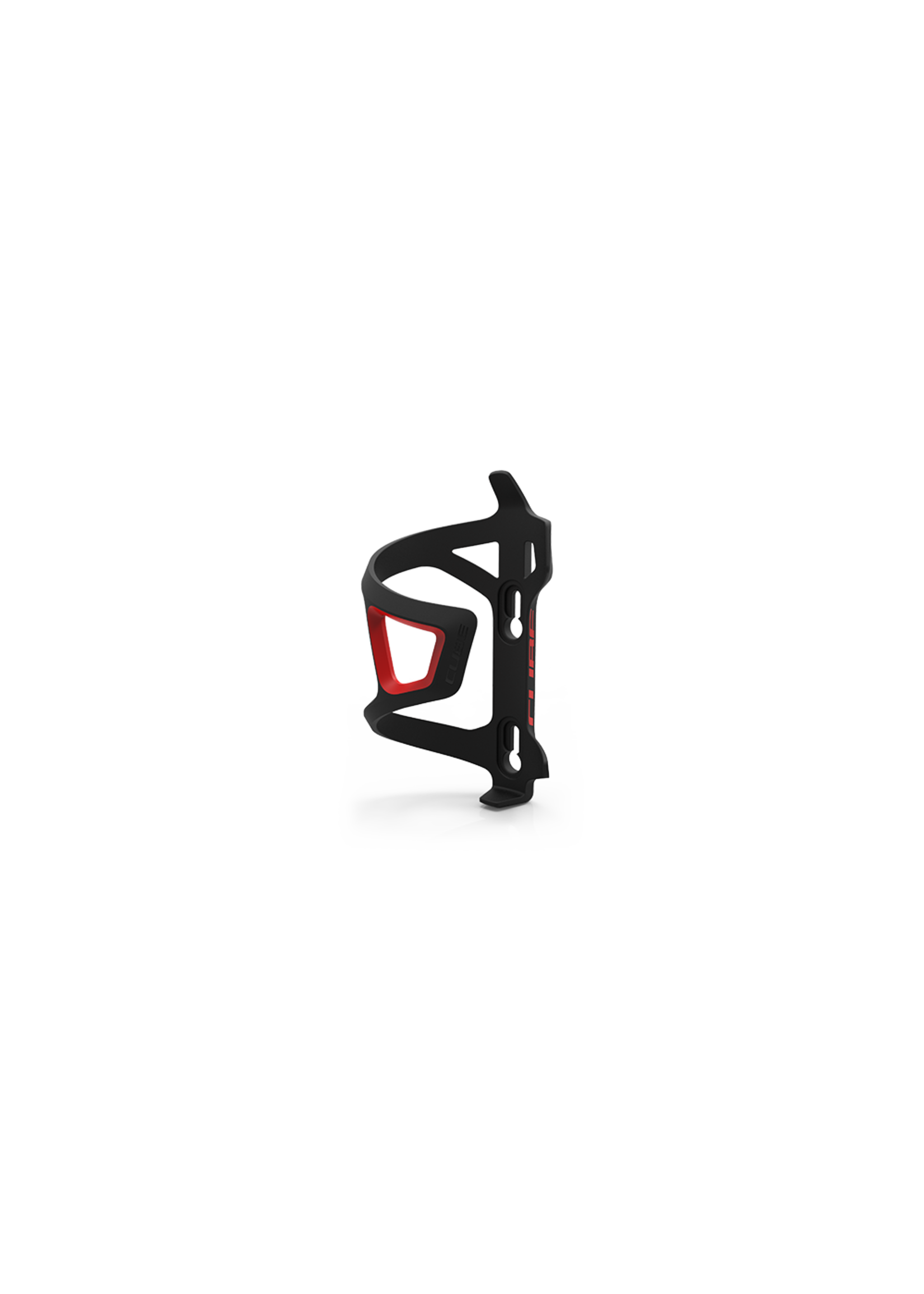CUBE Flaschenhalter HPP/R Sidecage - black&red