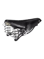 Brooks B66 Men's - Black - Black and Chrome Steel w/ Clamp