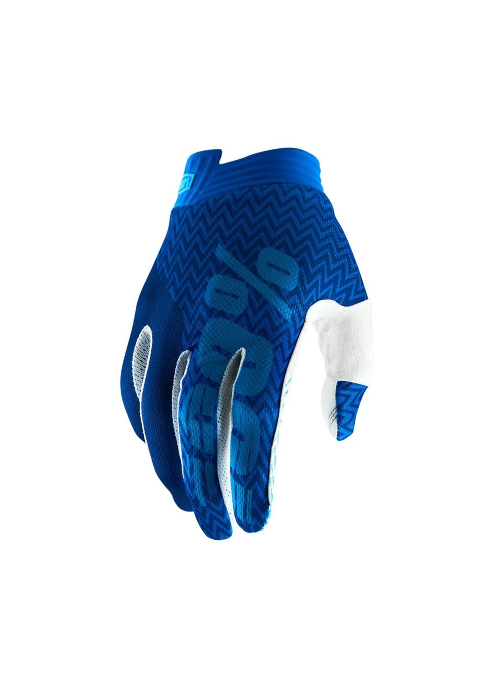 100% Handschuhe iTrack blu/bianchi