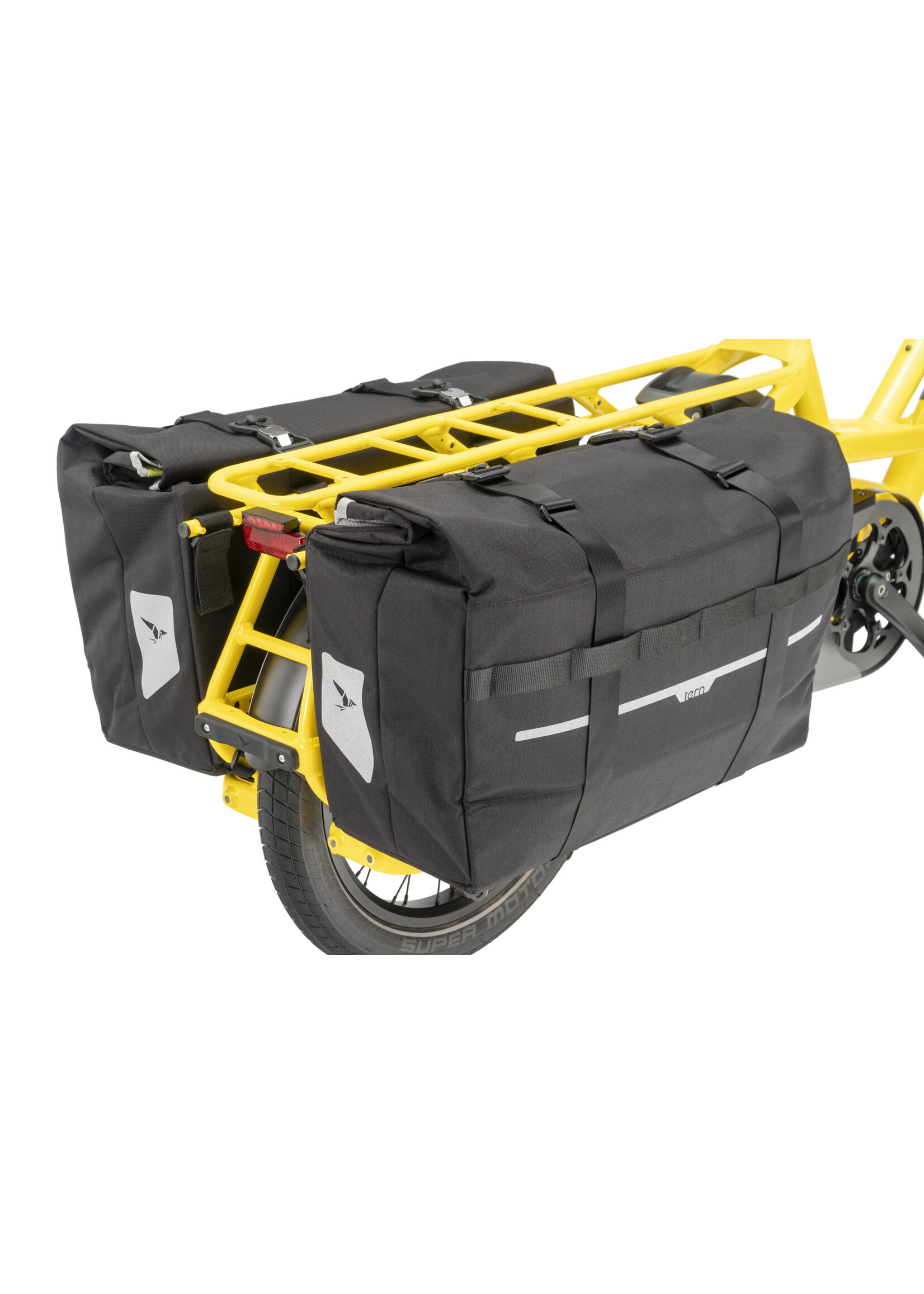 Tern Cargo Hold 52 Panniers, Sacoches 52L chacune, noir