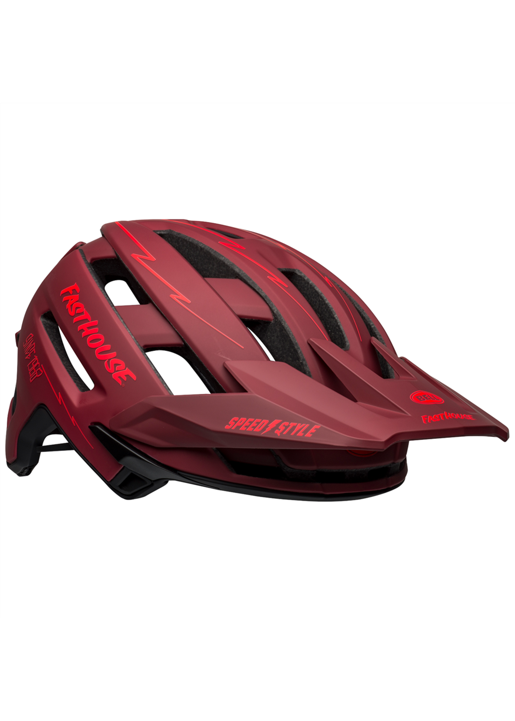 Bell Bell - casco Super Air R MIPS Spherical Fasthouse black/red