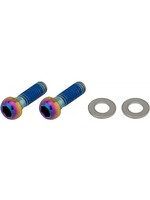 SRAM Jeu de vis fixation titanium, 18mm, Rainbow