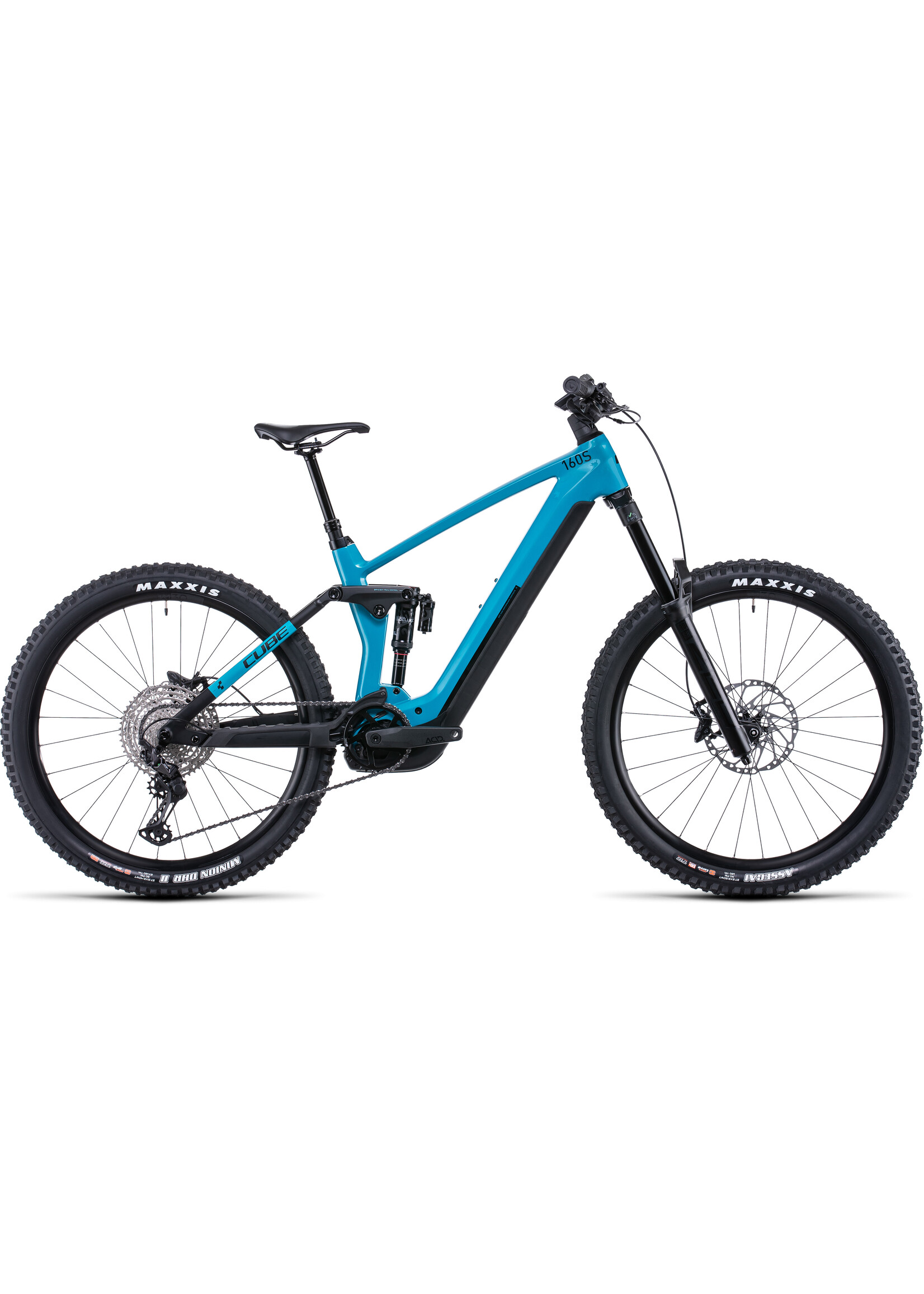 CUBE Stereo Hybrid 160 HPC SL 27.5 aquamarine´n´black