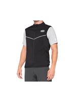 100% 100% - Corridor vest windbreaker black/nera senza manique