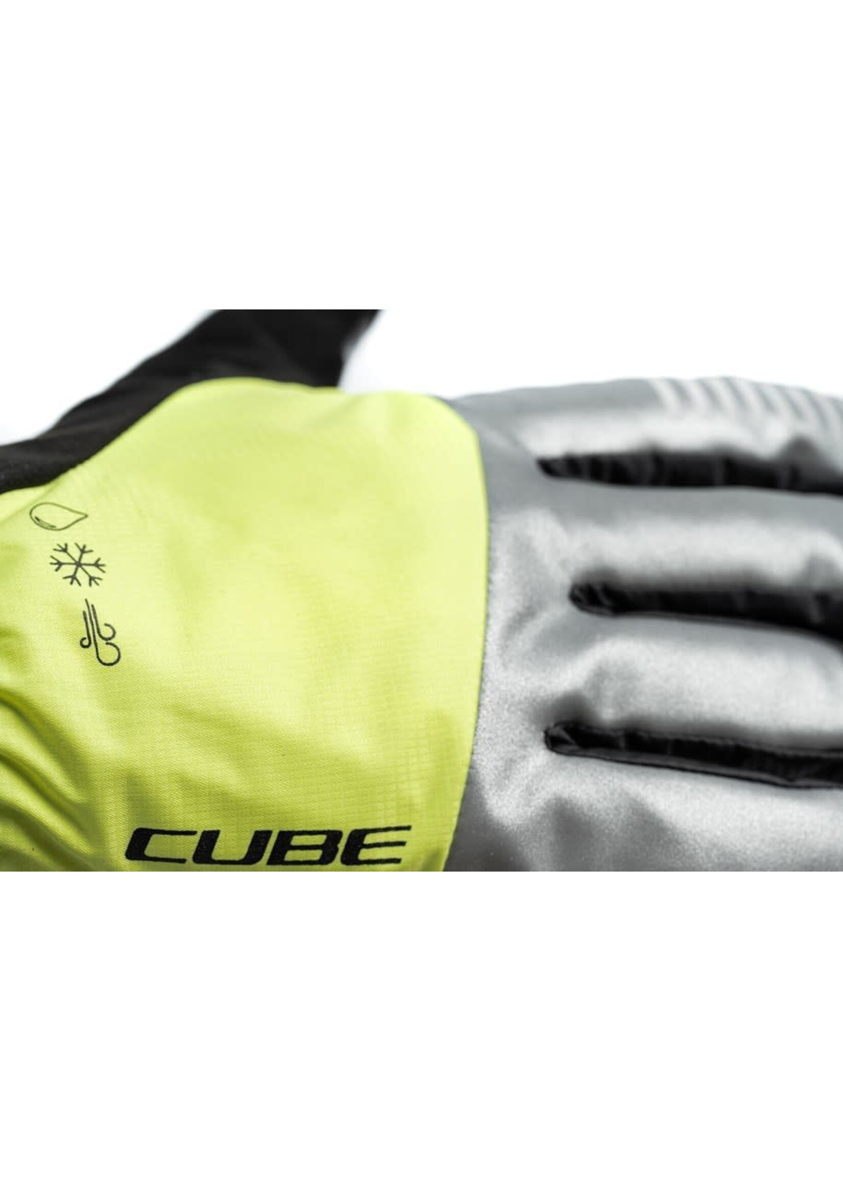 CUBE Cube - Guanti - Natural Fit Winter X NF - grey´n´yellow