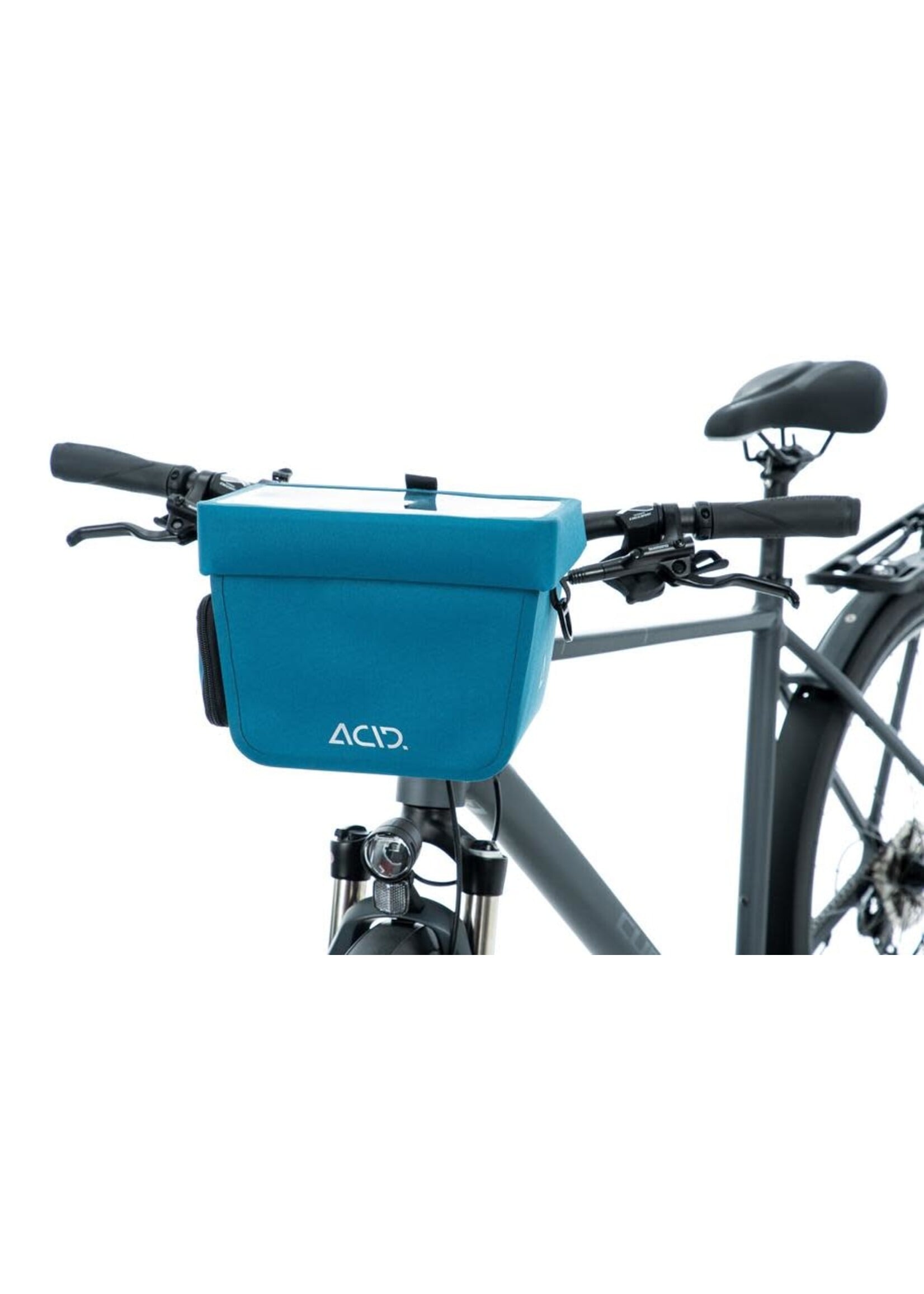 ACID Sac de guidon TRAVLR FRONT PRO 7 FILink, bleu foncé et noir - Sac de guidon