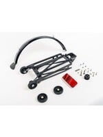 Brompton Brompton-Gepäckträger mit Rollen und Schutzblech, schwarz