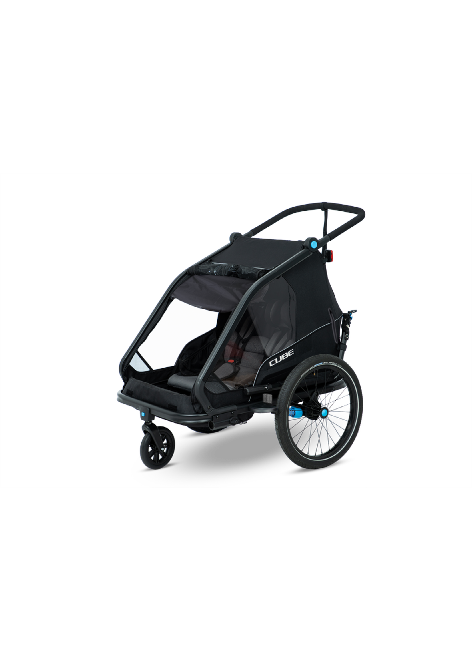 CUBE Remorque à vélo pour enfants CUBE Double CMPTk