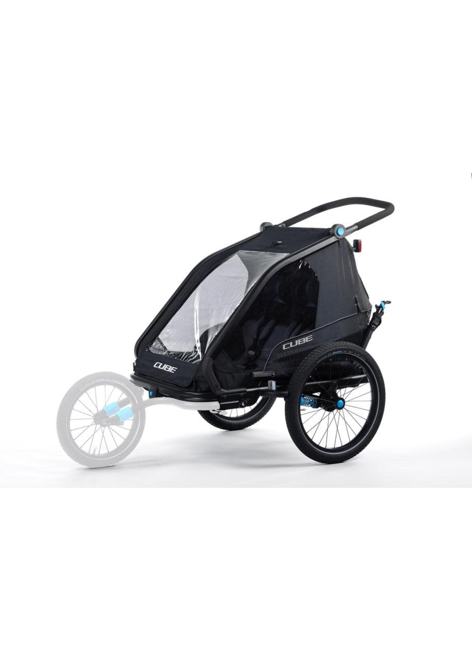 CUBE Remorque à vélo pour enfants CUBE Double CMPTk