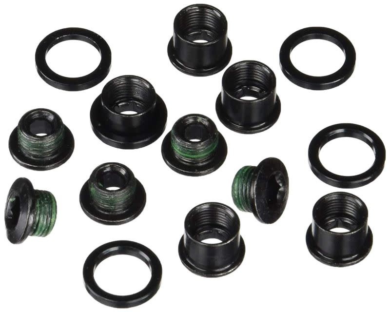 TRUVATIV Kit bulloni per CHAINRING 5STEEL/SPBLACK/BLACK