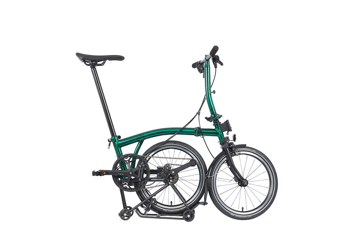 Brompton Limited Edition P Line S4L Emerald Lacquer Superlight (9.7 kg)