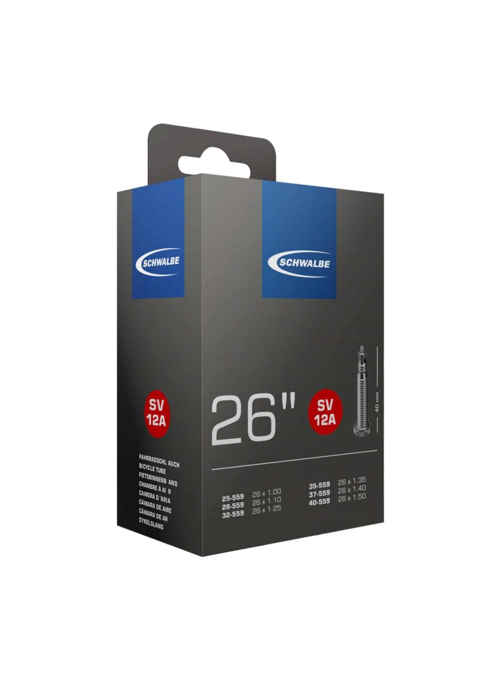 SCHWALBE Shwalbe - Camera d'aria 26" SV12A