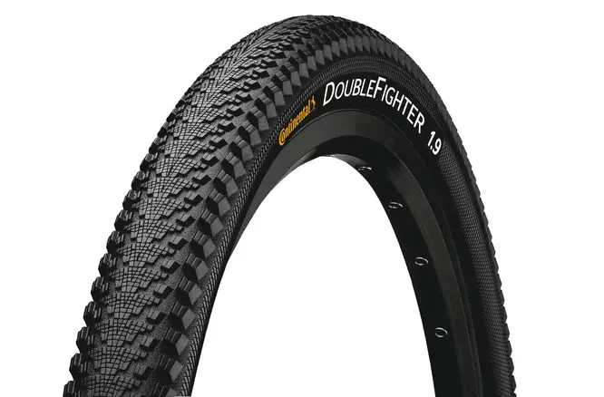 Pneumatico Continental Double Fighter III 27.5x2.0 rigido nero
